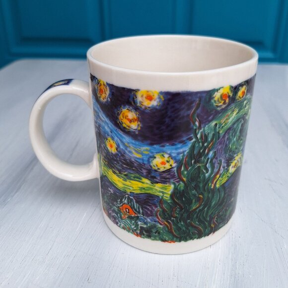 Vintage Mug Van Gogh Starry Night Artist Gifts Famous Impressionist Painting Art - Picture 6 of 17
